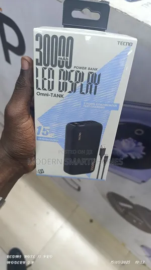 Tecno Omni Tank 30000mah Portable Powerbank