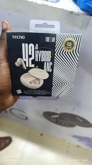 Tecno True 1 Air Hybrid Noisecancellation Bluetooth Earphone