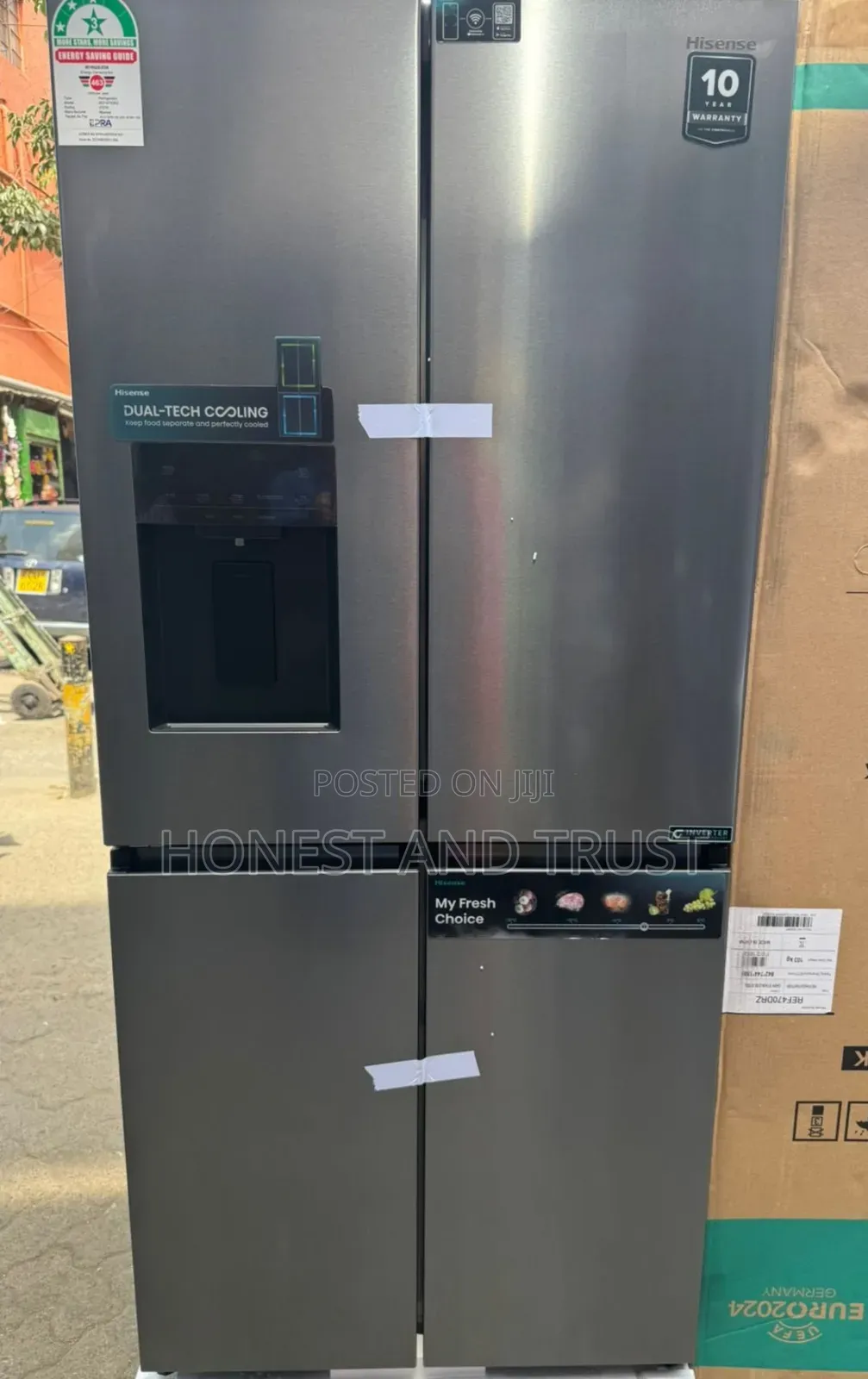 518litres Hisense Side by Side Fridge