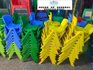 Mix Colours Children Plastic Chair Strong Armless Chair