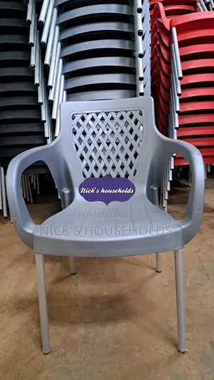 Silver Plastic Chair With Metal Legs Wholesale Prices