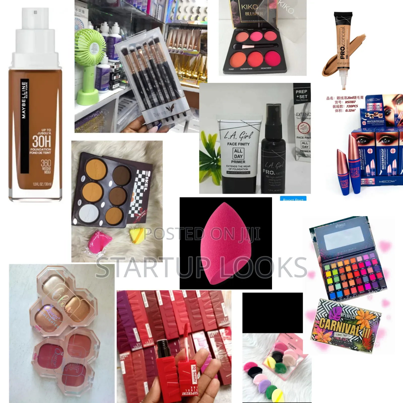 Mini Makeup Kit Blush, Highlighter, Concealer, Foundation,