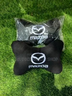 2pc Washable Mazda Fabric Seat Cover Neck Pillow