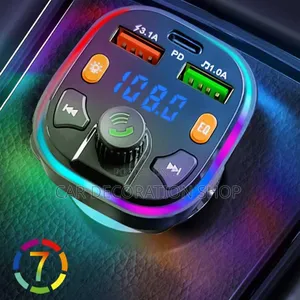 Bluetooth Handsfree Modulator With Multicolored Lights