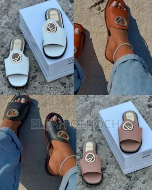 Fendi High Quality Slip on Sandals
