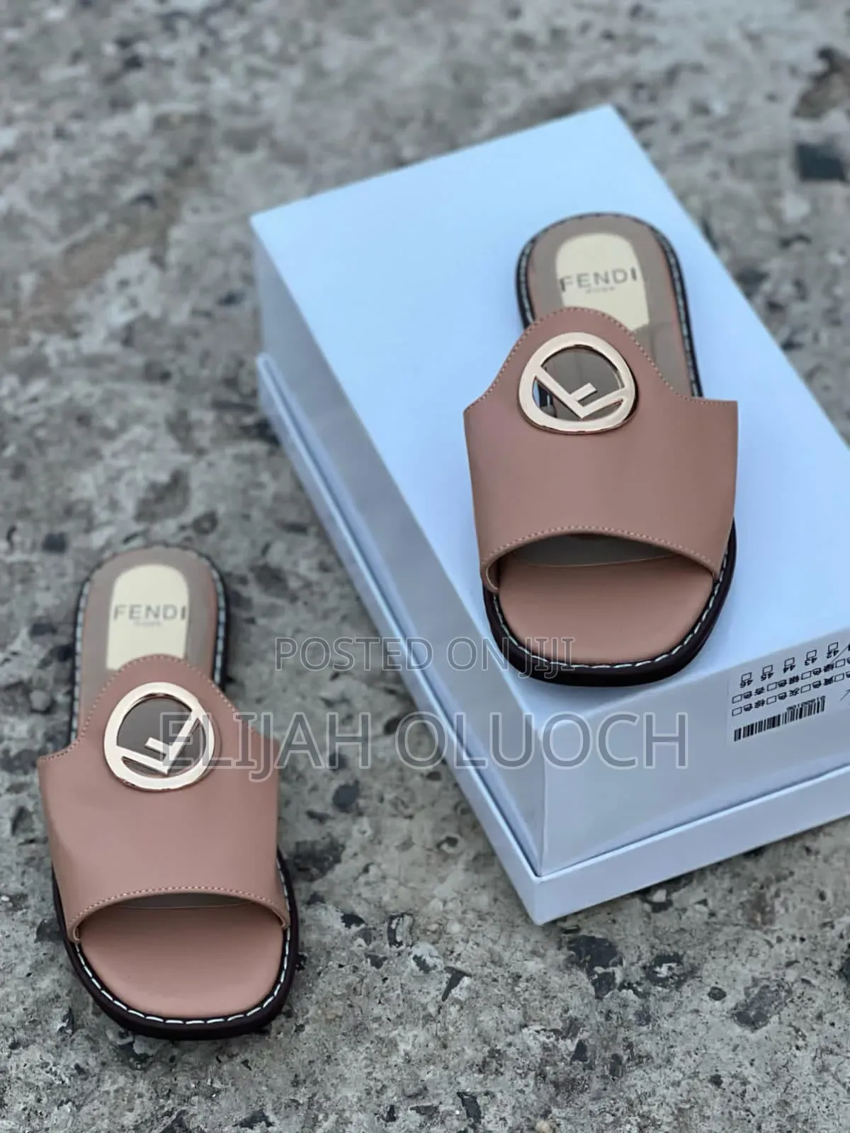 Fendi High Quality Slip on Sandals