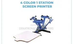4 Color 1 Station Screen Printer