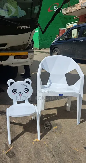 Kids Plastic Chair With Adult Plastic Chair