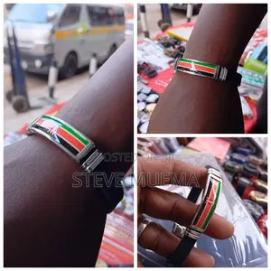 Kenyan Flag Bracelet.