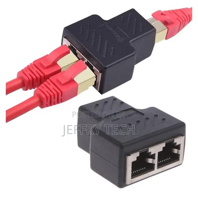 1 to 2 Ways Lan Ethernet Network Cable Rj45 Female