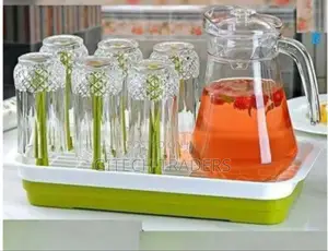 *Classic Water Jug Set(6glasses+Jug)