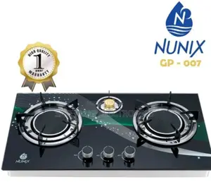Infrared Cooker Nunix 3 Burner Glass Top Table