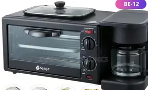 3in1 Nunix Breakfast Maker, Toaster, Oven, Coffee Maker