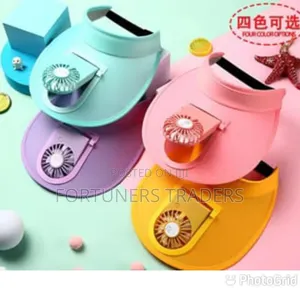 *Sun Visor Hats With Usb Fan