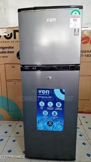 Von 138 Litres Double Door Fridge v/N-138l