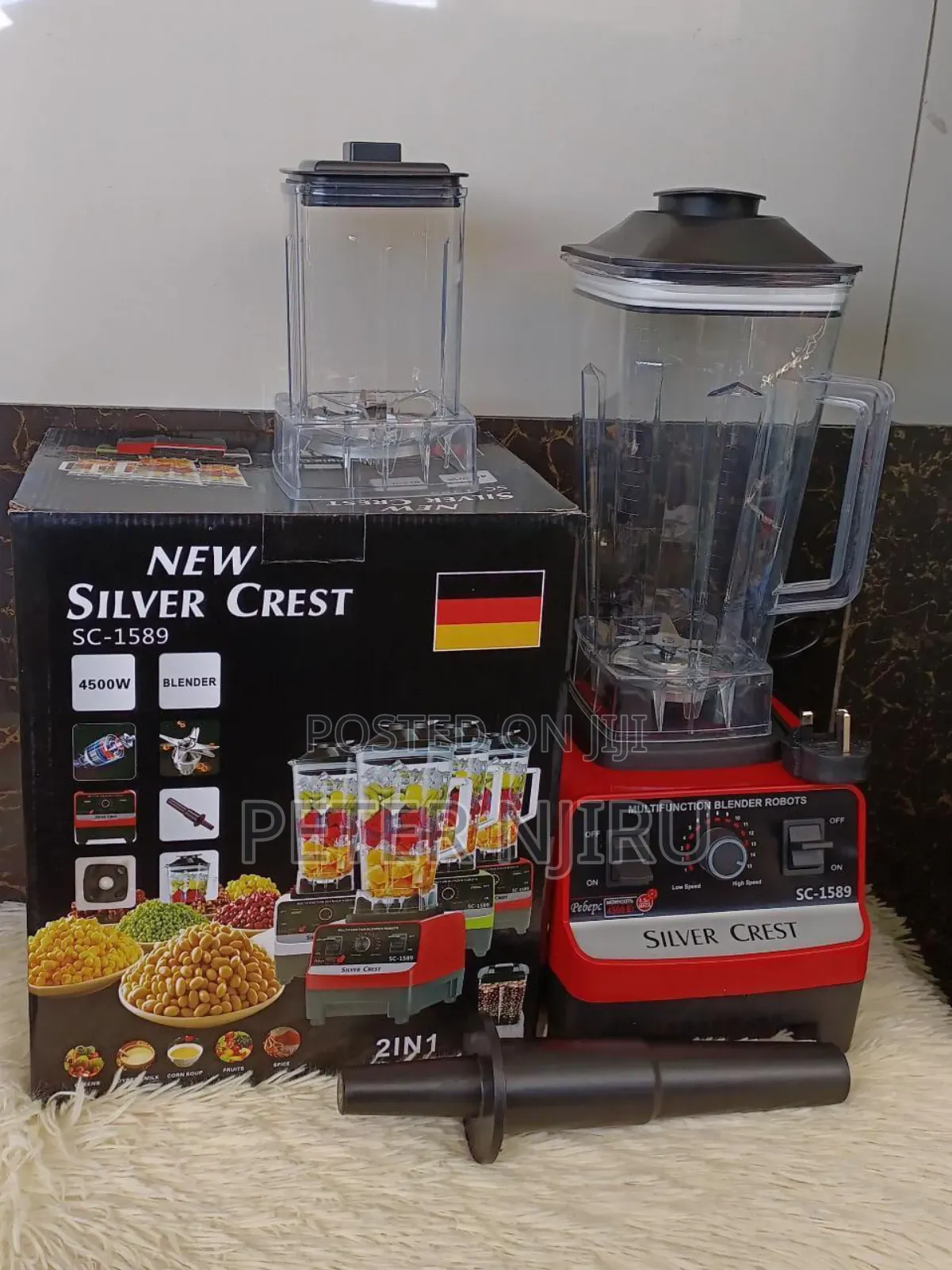 Silver Crest Heavy Duty Commercial Pro Blender 2 in 1