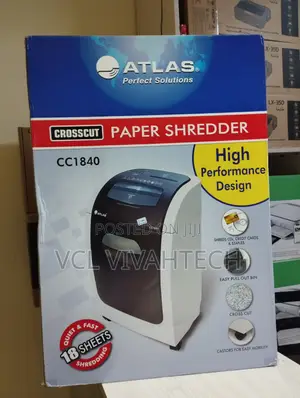 Atlas Cc1840 Crosscut Paper Shredder Atlas 18 Sheets