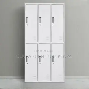Cabinets: Office 6-Locker Storage Cabinet With Durability
