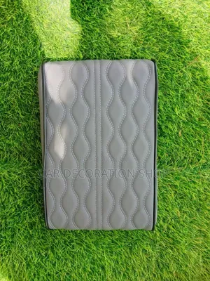 1pc Leather Armrest Top Handrest Grey Pillow