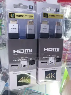 1.5m Sony Hdmi Gold Plated 3d V.1.4 Hdmi Cable