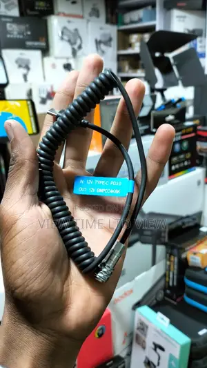 Coiled Usb Type C Blackmagic Cable