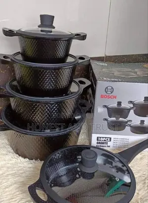 Cookware Set (Pots Pans) 11pcs Silicone Bosch- Brand New