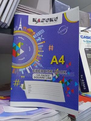 A4 Exercise Book 120 Pages-Kasuku