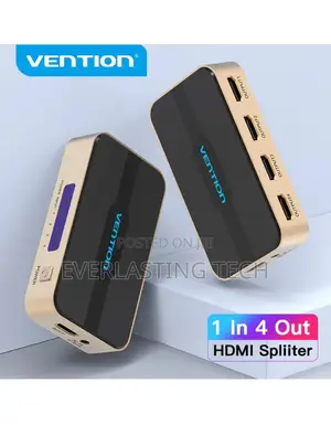 Vention 1 in 4 Out Hdmi Splitter Black