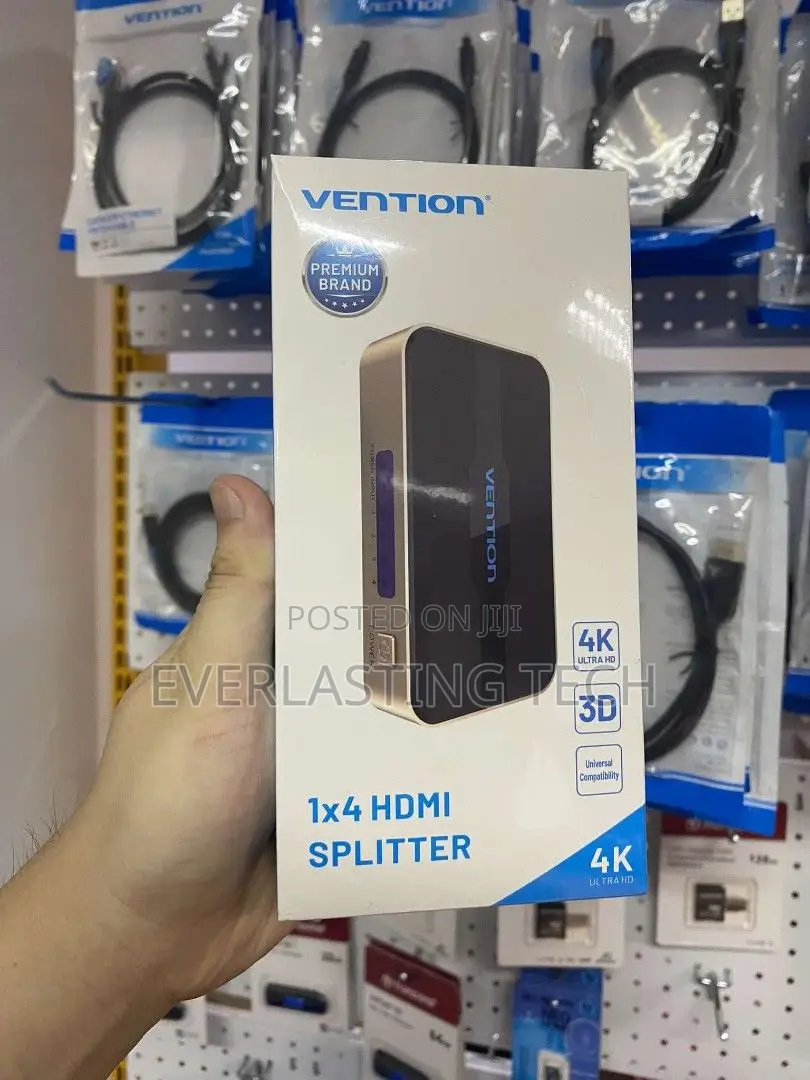 Vention 1 in 4 Out Hdmi Splitter Black