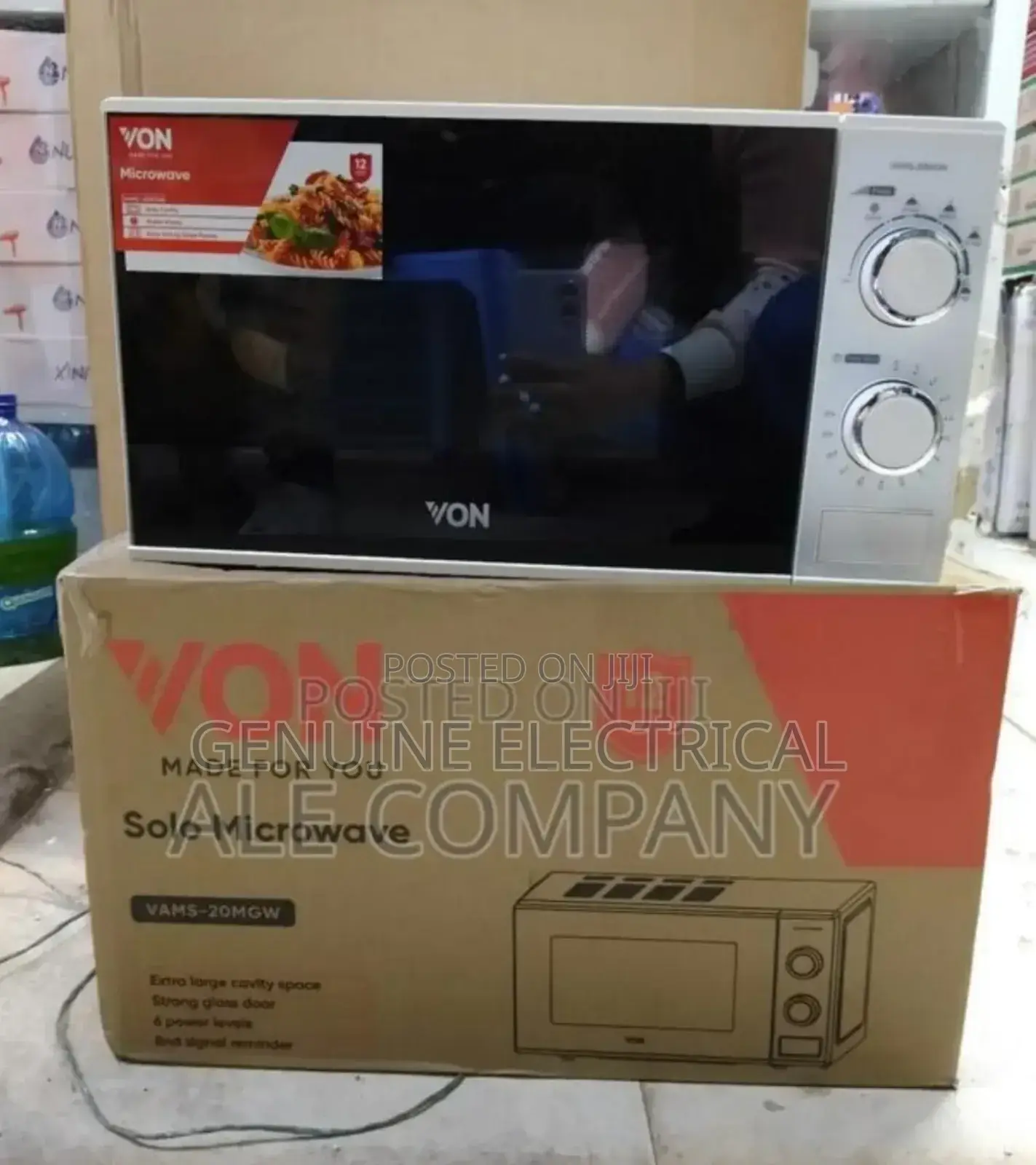Von Manual 20litres Microwave