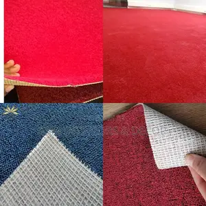 4mm Delta Red Maroon Blue Office Carpets