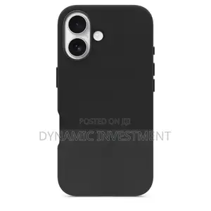 Apple iPhone 16 Leather Case Cover With Magsafe-Black