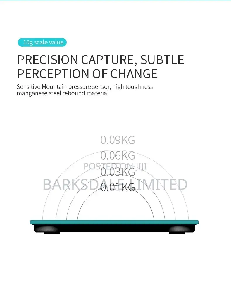 Rechargeable Bathroom Scale Smart Ios Android App