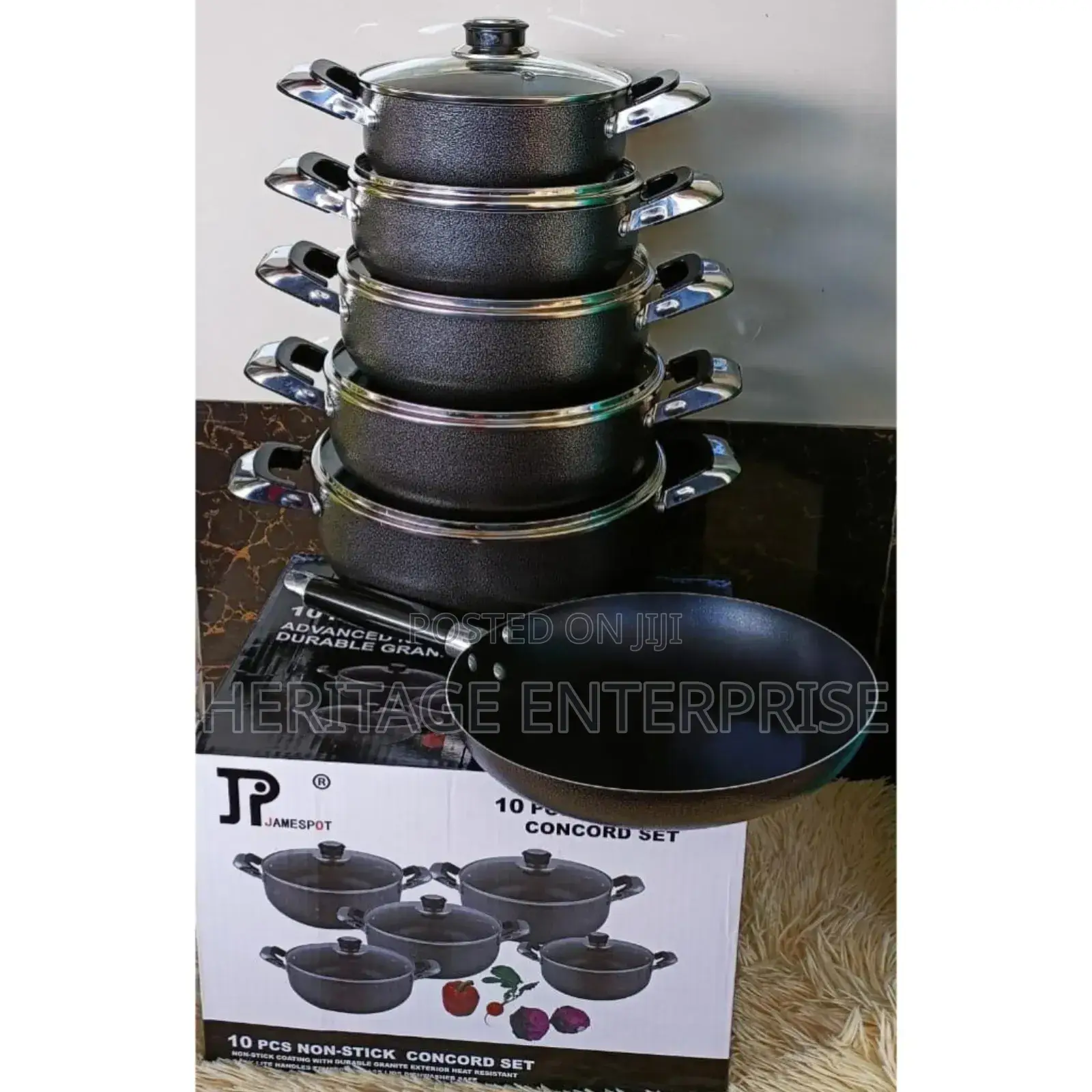 Nonstick Cookware 11pcs Jp Cookware
