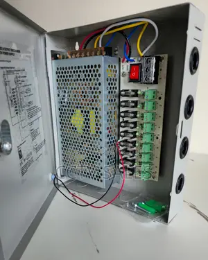 Closed CCTV Camera Power Supply Unit-12v 10cameras