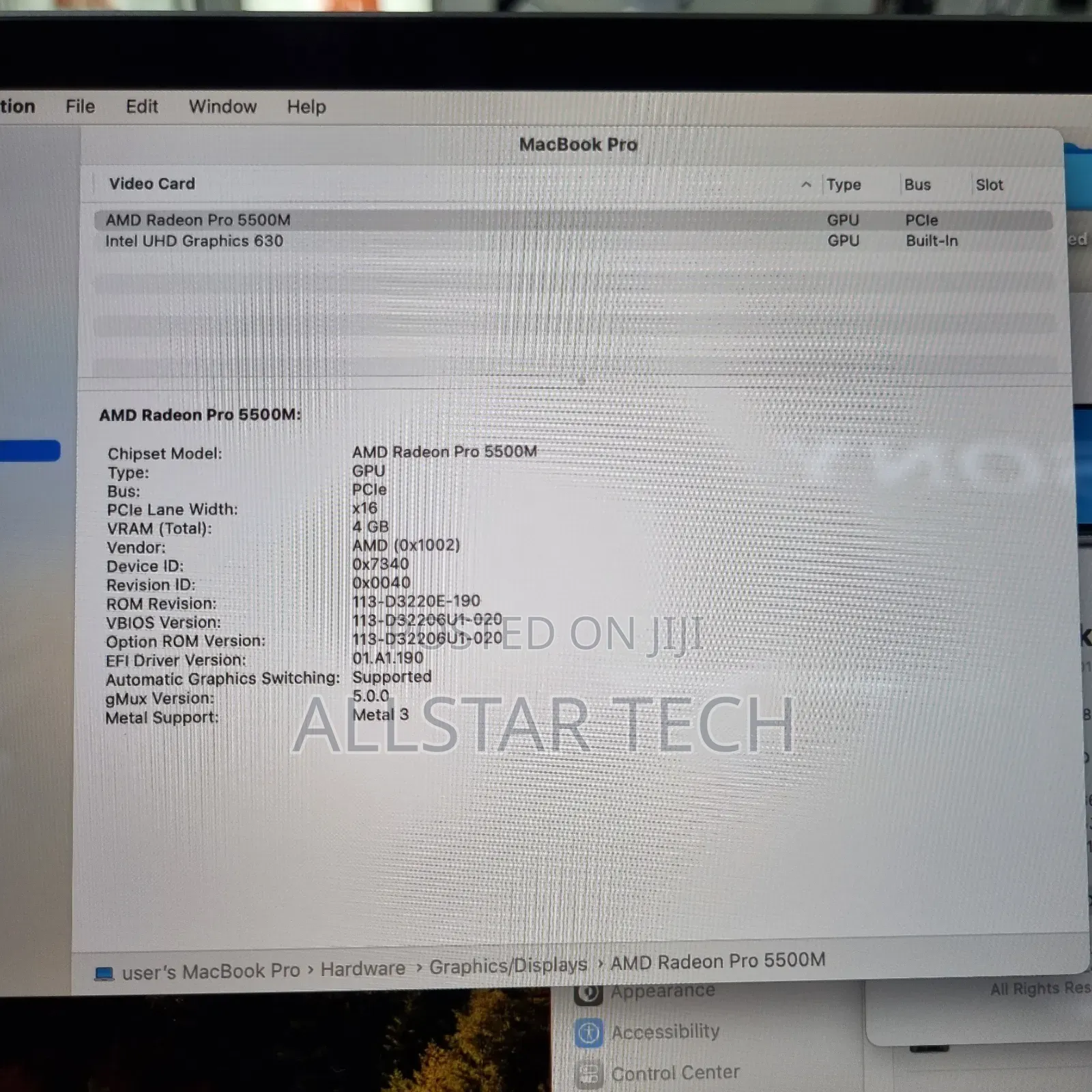 Laptop Apple MacBook Pro 2019 16GB Intel Core I9 SSD 1T