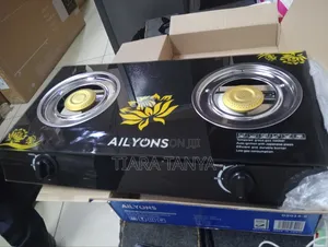 Ailyons Gas Double Burner Table Top