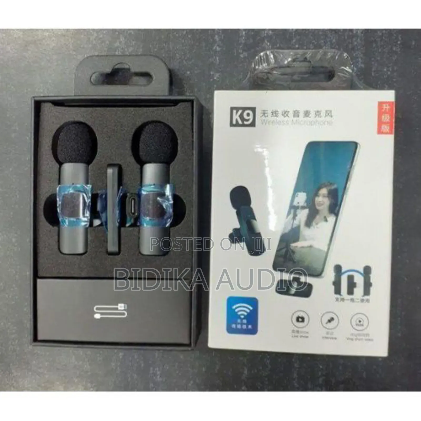 Dual Wireless Microphone for Usb-C Phone