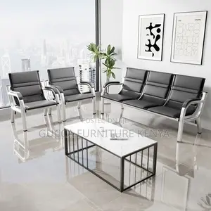 Sofas:5 Seats Simplistic Sofa Seating Group With Metal Frame