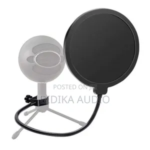 Microphone Filter Swivel With Double Layer Sound Shield