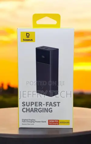 Baseus Digital Display Fast Charging Power Bank 30w Pd