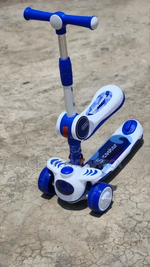 Blue 2 in 1 Scooter for Kids Below 5 Years