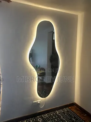 Irregular Mirror With Led Light