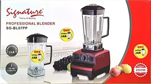 Signature Professional Blender With Strong Motor And 2-jugs