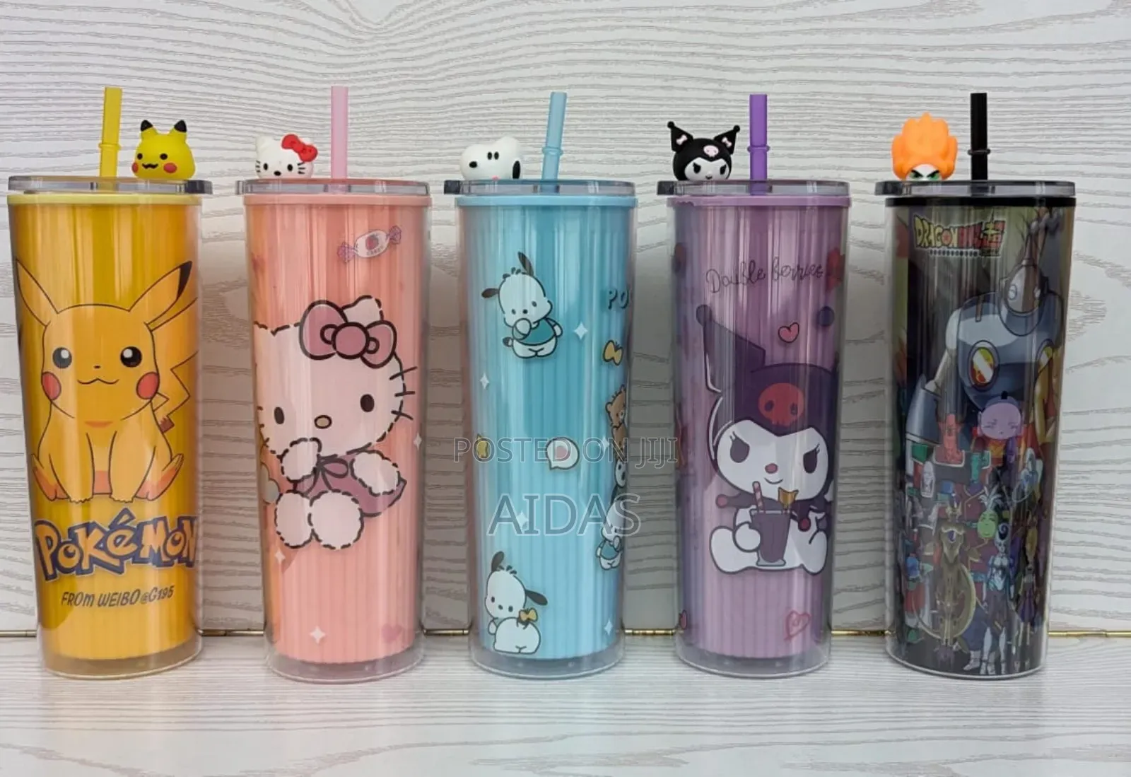 Plastic Straw Cups