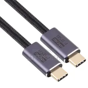 Usb 4 Type-C Male to Male Data Cable, Cable Length:1m