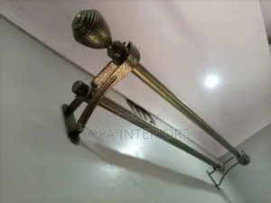 Double Window Curtain Pole Rods Set Jua Kali Curtain Rod