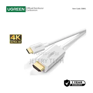 Ugreen Usb-C Male to Hdmi Male Cable 1.5m, Support at 30hz