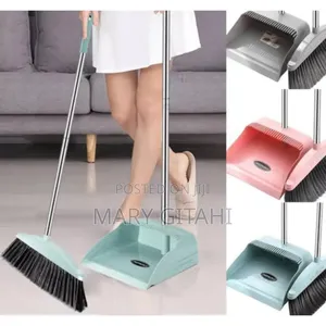 2 in 1 Flexible Broom and Dustpan