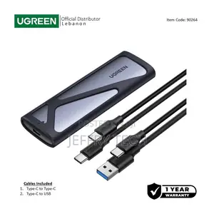 Ugreen Usb C 3.2 Thunderbolt 3 Enclosure Form.2